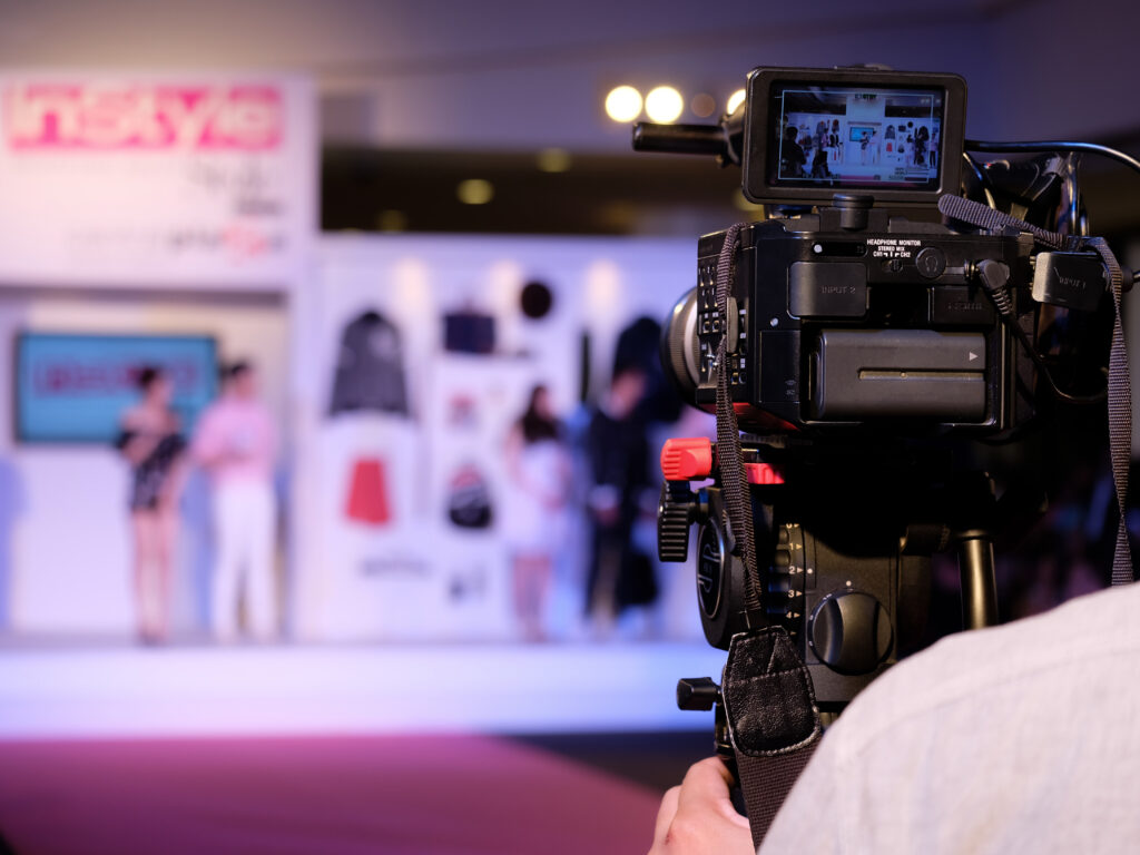 Covering an event with a video camera